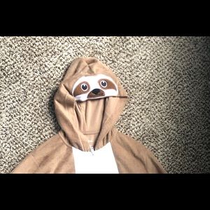 Sloth adult onesie Halloween costume